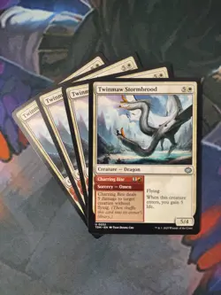 Twinmaw Stormbrood x 4 | 7% Off 2+ | Tarkir: Dragonstorm | NM | MTG - Image 1