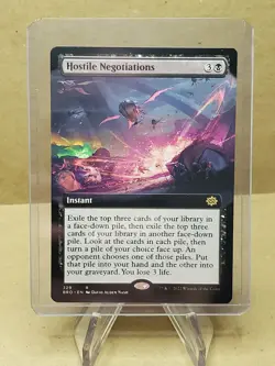 MTG Hostile Negotiations The Brothers' War 329 Regular Rare - Image 1