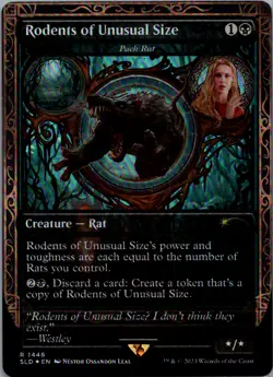 Rodents of Unusual Size - Pack Rat Foil from Secret Lair Drop Series, #1448 in N - Image 1