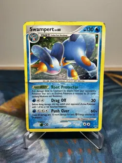 Swampert 12/147 Holo Rare DP Supreme Victors Pokemon Card DMG - Image 1