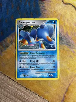 Swampert 12/147 Holo Rare DP Supreme Victors Pokemon Card DMG - Image 2