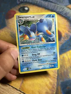 Swampert 12/147 Holo Rare DP Supreme Victors Pokemon Card DMG - Image 3