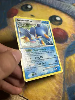 Swampert 12/147 Holo Rare DP Supreme Victors Pokemon Card DMG - Image 4