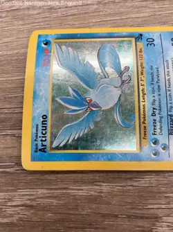 Pokemon Articuno 2/62 Fossil Holo Rare HP - Image 3