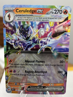 Pokemon Surging Sparks Ceruledge EX 36/191 Double Rare Pack Fresh - Image 1