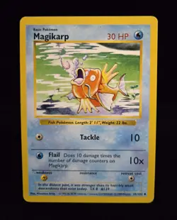 Pokemon TCG - MAGIKARP - 35/102 - SHADOWLESS - BASE SET (1999) - WOTC - HP/MP - Image 1
