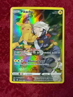 Pokemon TCG Pikachu Full Art TG05/TG30, Lost Origin (NM) - Image 1