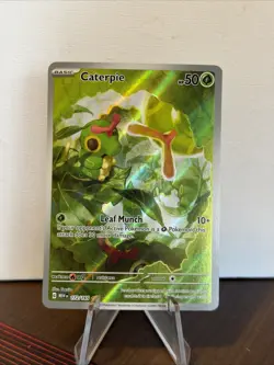 Caterpie 172/165 Pokemon 151 Illustration Rare Near Mint (NM) 2023 - Image 1