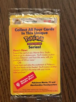 1999 POKEMON DRAGONITE #5 MOVIE PROMO PACKAGE #3 - Image 2