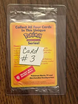1999 POKEMON DRAGONITE #5 MOVIE PROMO PACKAGE #3 - Image 3