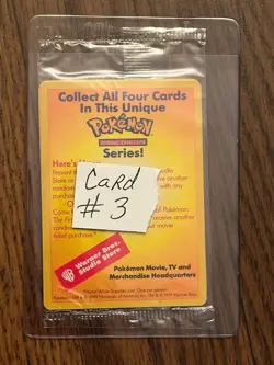 1999 POKEMON DRAGONITE #5 MOVIE PROMO PACKAGE #3 - Image 4