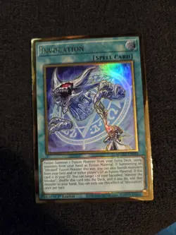 1X NM Invocation - MGED-EN044 - Premium Gold Rare 1st Edition yugioh - Image 1