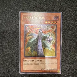LP Ultimate rare Violet Witch Crimson Crisis 1st Edition Holo CRMS-EN097 - Image 1