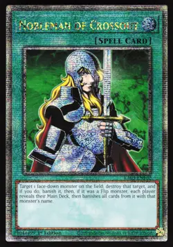 Nobleman of Crossout (Quarter Century Secret Rare) Yugioh TCG Card NM - Image 1