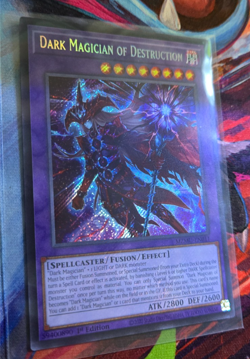 Yugioh! Dark Magician of Destruction Maze of the Muertos MZMU-EN011 Secret Rare - Image 2