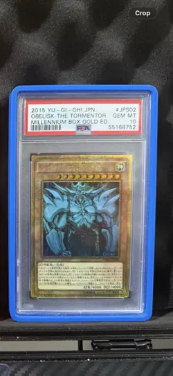 Yu-Gi-Oh Millennium Box Gold Edition Japanese PSA 10 GEM MT Obelisk Slifer Ra - Image 3