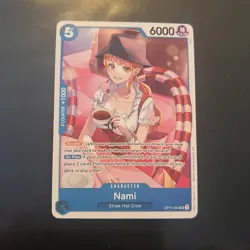 Nami OP11-054 SR A Fist of Divine Speed - ONE PIECE Card Game English - Image 1