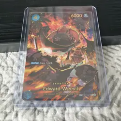 One Piece TCG Op-14 The Azure Sea’s Seven EB01-023 Edward Weevil SP English - Image 1