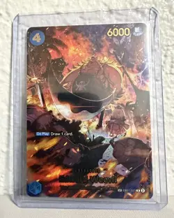 One Piece TCG Op-14 The Azure Sea’s Seven EB01-023 Edward Weevil SP English - Image 2