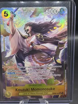 Kouzuki Momonosuke Alternate Art OP06-107 SR One Piece Wings of the Captain Card - Image 1