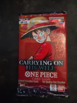 Carry On His Will OP13 Booster Pack One Piece TCG English - Image 1