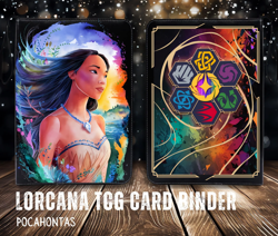 Disney Lorcana LoreBook Pocahontas Card Book Portfolio Binder New, Sealed! - Image 1