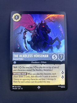 The Headless Horseman Cursed Rider 174/204 Whispers In the Well Disney Lorcana - Image 1