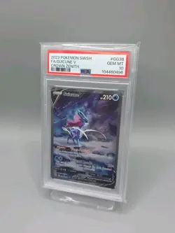 Suicune V GG38/GG70 Crown Zenith PSA 10 Gen Mint Pokemon Card Full Art Alt Art - Image 1