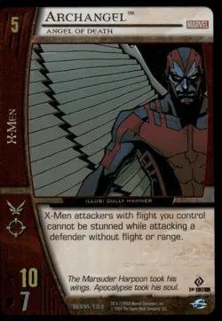 Archangel 2004 Marvel vs System Spider-Man TCG Foil Card (NM) - Image 1