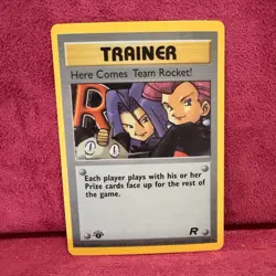 Pokemon Team Rocket Trainer Here Comes Team Rocket! *Fan Art Card* - Image 1