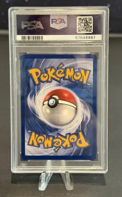 2000 Pokemon Black Star English Promo League Card PSA 9 Team Rocket’s Meowth #18 - Image 2