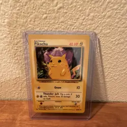 Pokemon Pikachu Base Set Common 58/102 1999 Wizards 40 HP Thunder Card (2) - Image 1