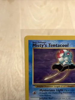 Rare Pokemon TCG Misty's Tentacool Gym Heroes 32/132 Unlimited Rare Card LP/NM - Image 2