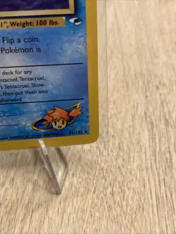 Rare Pokemon TCG Misty's Tentacool Gym Heroes 32/132 Unlimited Rare Card LP/NM - Image 4