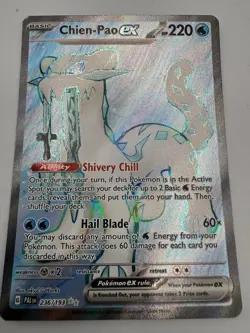Chien-Pao EX 236/193 Sv02 Paldea Evolved Holo-Polemon TCG Card - Image 1