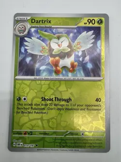 Dartrix #014/197, Reverse Holo Pokemon card - Image 1