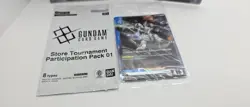 X1 Gundam Card Tcg Booster Box Steel Requiem GD03 + 3 Promos- Mikazuki Signature - Image 5