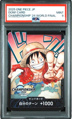 PSA 9 One Piece Don Card Luffy Championship 2024 World Final Prize Japanese - Image 4