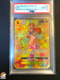 PSA 10 Nami SP OP08-106 OP09 Special Alternate Art Japanese One Piece Card 2024 - Image 1