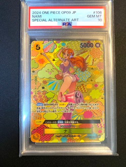 PSA 10 Nami SP OP08-106 OP09 Special Alternate Art Japanese One Piece Card 2024 - Image 3
