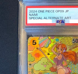 PSA 10 Nami SP OP08-106 OP09 Special Alternate Art Japanese One Piece Card 2024 - Image 5