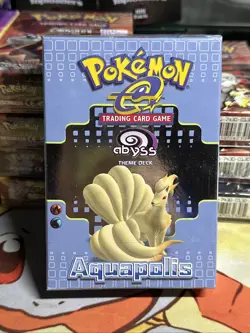 Abyss Aquapolis 2002 SEALED Theme Deck Vintage WOTC Pokemon Card TCG - Image 1