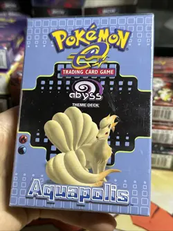 Abyss Aquapolis 2002 SEALED Theme Deck Vintage WOTC Pokemon Card TCG - Image 2