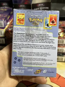 Abyss Aquapolis 2002 SEALED Theme Deck Vintage WOTC Pokemon Card TCG - Image 3