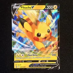 Pikachu V Promo SWSH285 SWSH: Sword & Shield Promo Cards LP - Image 1