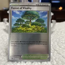 Forest Of Vitality 117/132 Reverse Holo Pokemon Card - Image 1
