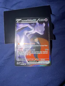 Pokemon Team Rocket's Mewtwo ex 280 HP EX Holo Star 281/217 Nintendo Card - Image 1