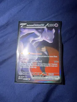 Pokemon Team Rocket's Mewtwo ex 280 HP EX Holo Star 281/217 Nintendo Card - Image 2