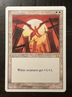 Crusade *Rare* Magic MtG x1 Sixth 6th Edition Moderate Play - Image 1
