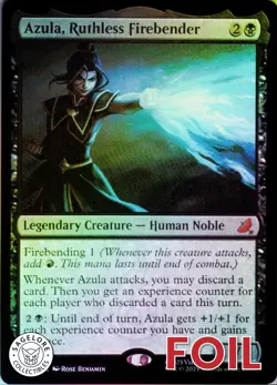 MTG Azula, Ruthless Firebender (101) | NM Foil | Avatar: Eternal-Legal {TLE} - Image 1